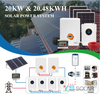 Home Solar Energy System Kit Polycrystalline Silicon Solar Panels Complete 5kw 10kw 20kw 30kw Solar System 25kw Solar MPPT PWM