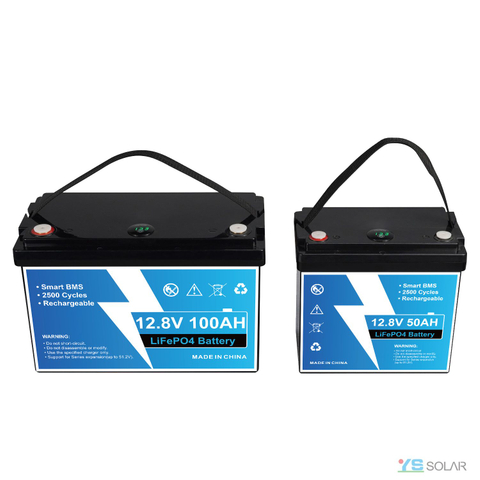 12V 24V 48V 50Ah 100Ah 200Ah LiFePO4 Lithium Battery with BMS for Solar Energy Storage RV Marine and Off-Grid Home Systems
